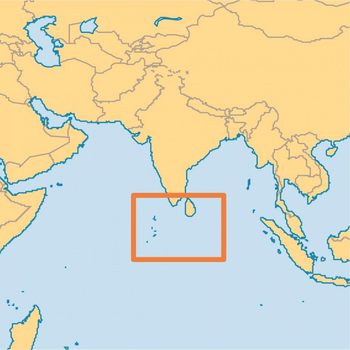 otok maldivi lokacijo na zemljevidu sveta